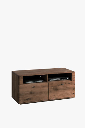 Fernsehschrank kurz aus gebrannter Eiche, 120 cm breit